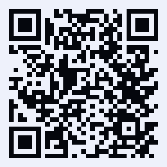 QR code — open the live demo passport